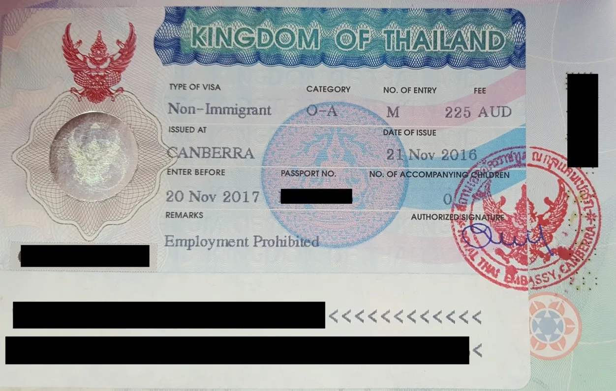 Thai visa documentation Chiang Mai