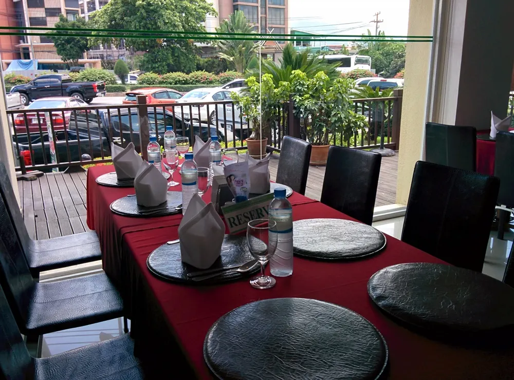 White Elephant Restaurant dining room at the Chiangmai Grandview Hotel